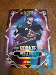 2020-21 UD Stature Jordan Gross RED ROOKIE #103 Avalanche Coyotes 49/85
